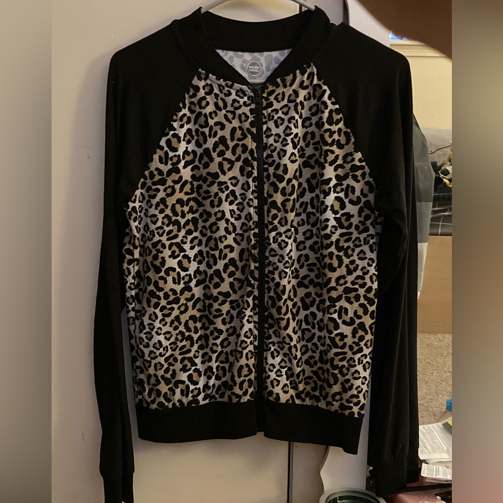 Wonder Nation Leopard Print Kids Cardigan